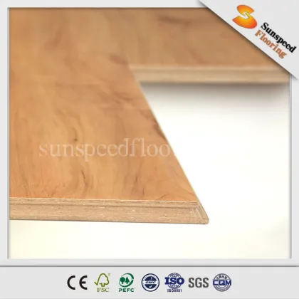 HDF AC3 floor real wood grain design lamianted floor