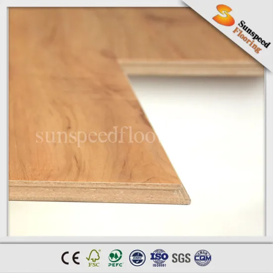 12mm 1215X195mm AC3 Handscraped Embossed industrial Laminate Flooring Best Price