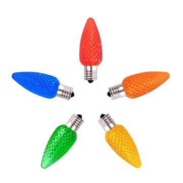 120 V E17 Basis Multicolor SMD -LED -Weihnachtslichterlampen Basis