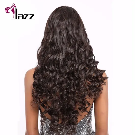 Wholesale Popular Black 100% Cuticle Aligned Human Hair Loose Wave 30 Inches Curly Hair Bundles