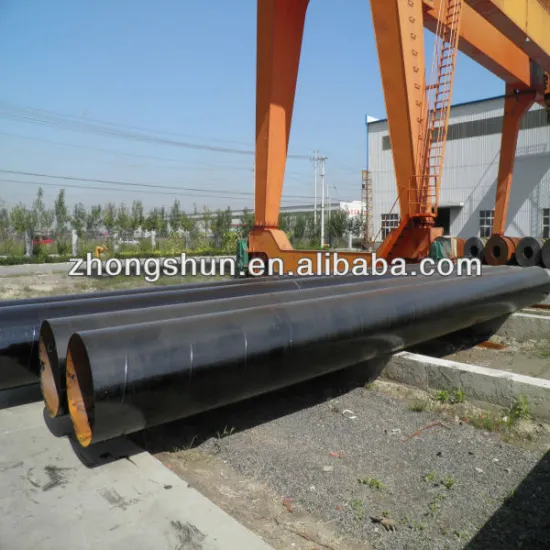 SSAW-API 5L X52 steel pipe/tube with 2PE coating