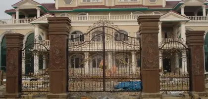 villa custom cast iron doors