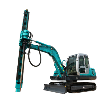 Ground Screw Spiral Pile Drilling Machine