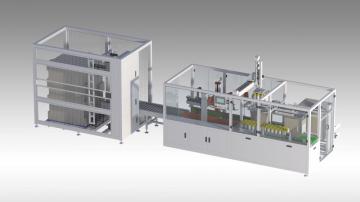 automatic canister carton box packing machine high efficiency