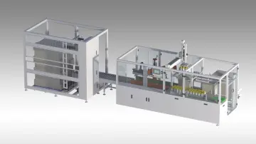 automatic canister carton box packing machine high efficiency