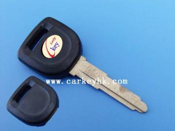 Hot Sale Mazda transponder key blank with left blade Transponder Key