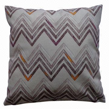 Decorative Digital Printed Zigzag Pillow Case