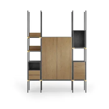 Light Luxury Style WESOME Multi-layer Open Office Furniture Display Bookshelf Divider