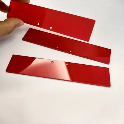 2mm Thickness Optical Hoya R-62 HB610 red glass