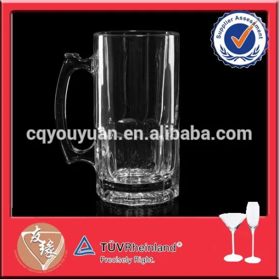 High grade transparent giant beer glass 32oz