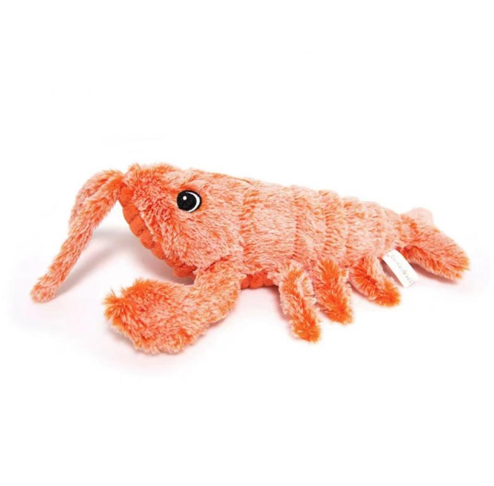 Simulant le jouet pour animaux en peluche de crevettes séchées.