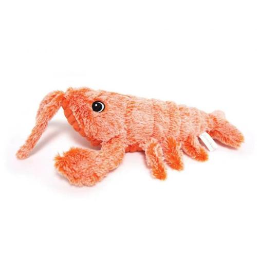 Simulant le jouet pour animaux en peluche de crevettes séchées.