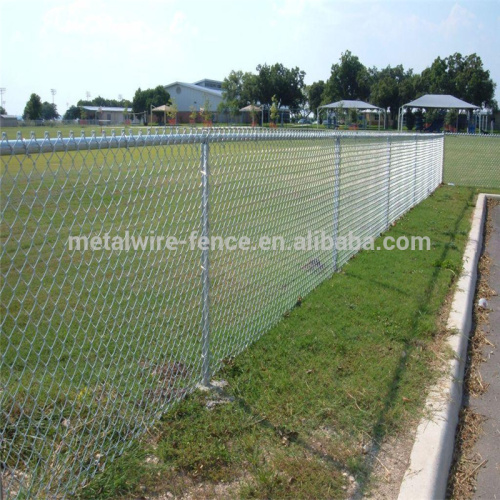 Recinzione in rete metallica usata rivestita in pvc mesh 50x50mm