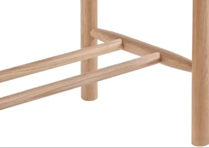 Solid Wood Nordic Rope Seated Bench