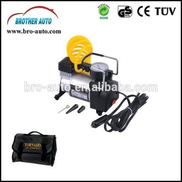 High quality DC12V/24V SINGLE CYLINDER MINI plastic car air compressor