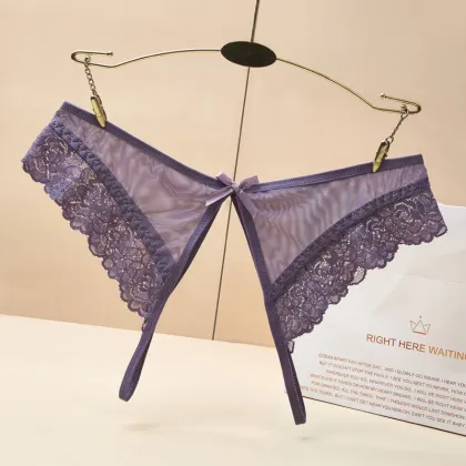 High-Quality Low Waisted Lace Thong Underwear for Women