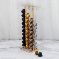 60st Modern Metal Gold Coffee Capsule Holder