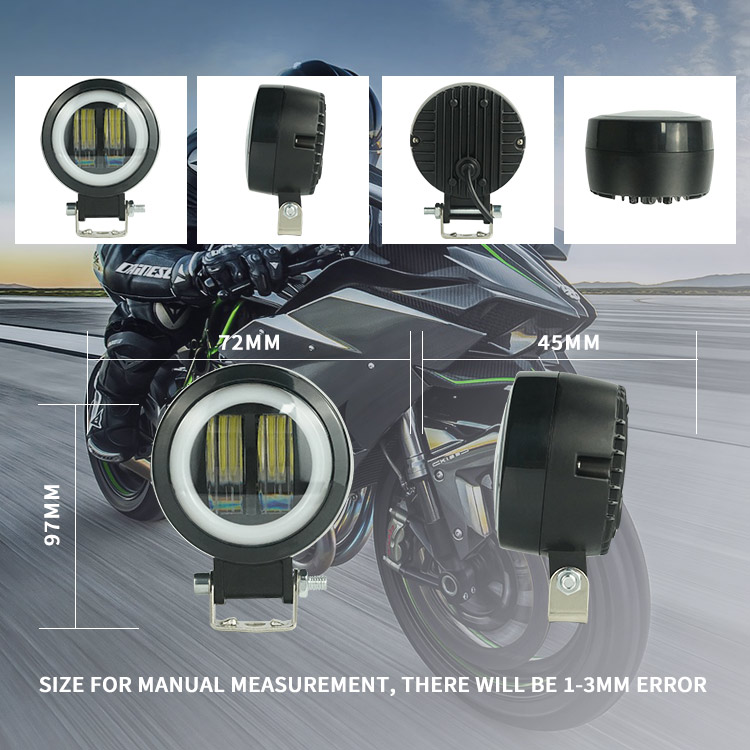 small fog lights for motorcycles