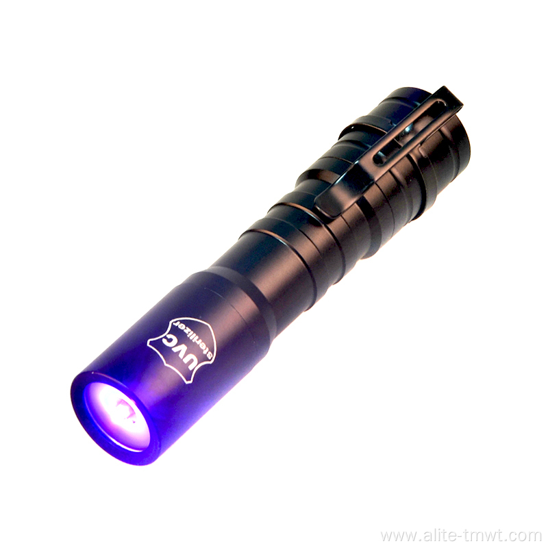UVC Sanitize Flashlight With Clip