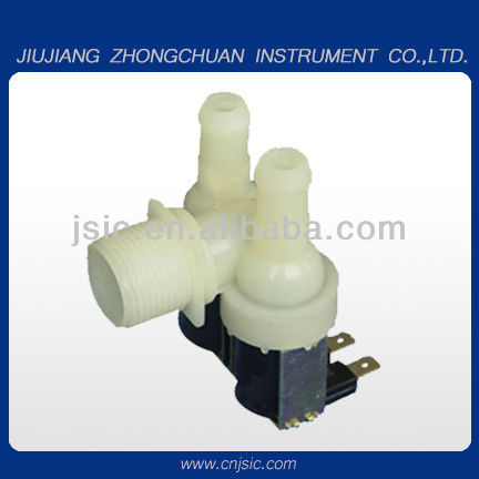 PTO 20P plastic wahsing machine use one inlet two outlet solenoid valve