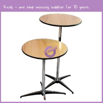 17918 Hot sale cheap wholesale wooden party cocktail table