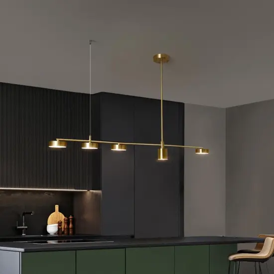 INSHINE Brass Strip Drop Ceiling Light