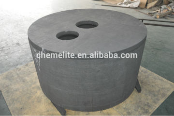 rigid graphite cylinder for thermal insulation