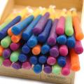 Unscented Colored Jewish Hanukkah Beeswax Candles