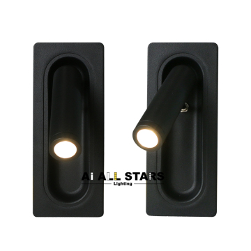 Lampada a parete a LED minimalista regolabile per le camere