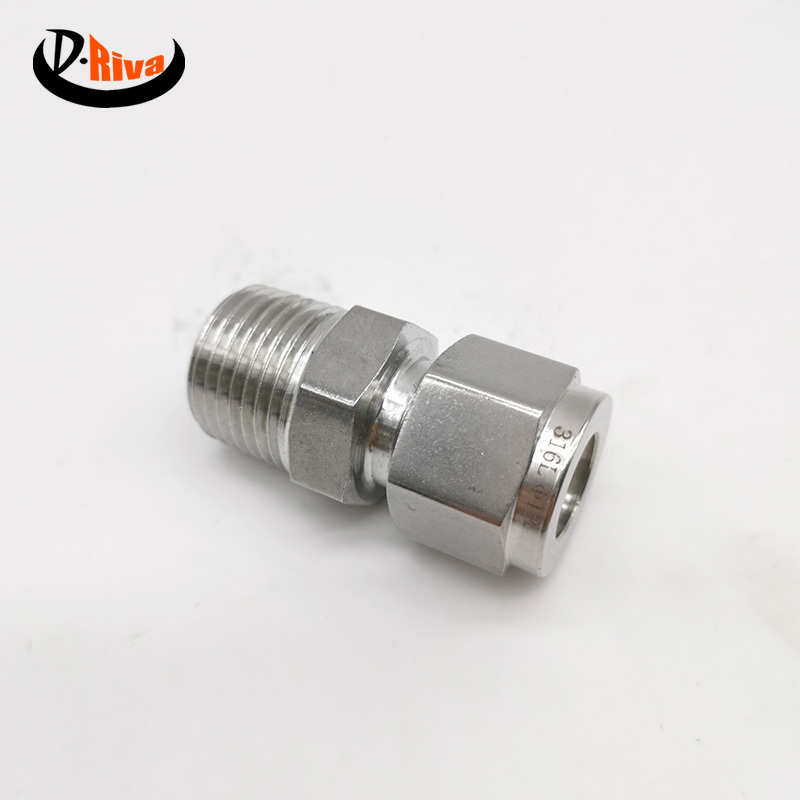 316L Stainless Steel Bellow Straight Compression Fitting Union Quick Connect Accessories for Plumbing Applications