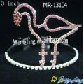 Pink Rhinestone Animal Bird Custom Tiaras