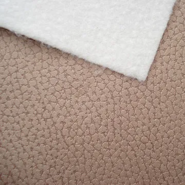 Embossed suede, polyester backing, micro-suede