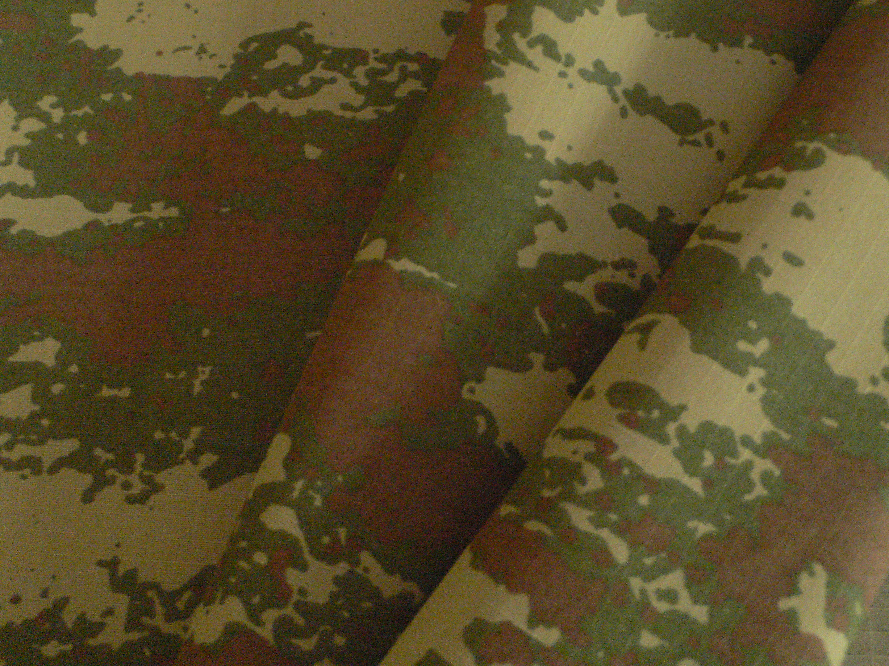 Polyester PU Coating Camouflage Fabric for Turkey