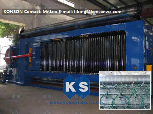 Pvc Coating Line , Automatic Higher Efficiency Gabion Production Line Manufacturers