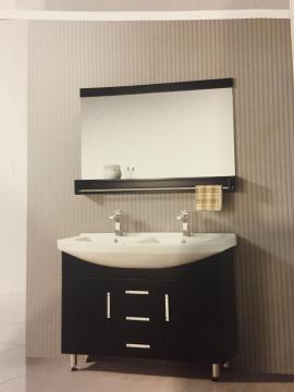 High Gloss Solid Wood bathroom cabinet