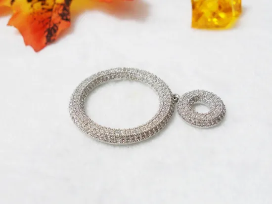 The size of the circle shoes buckle