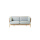 Stanley Loveseat Armrest Sofa In Walnut Linen