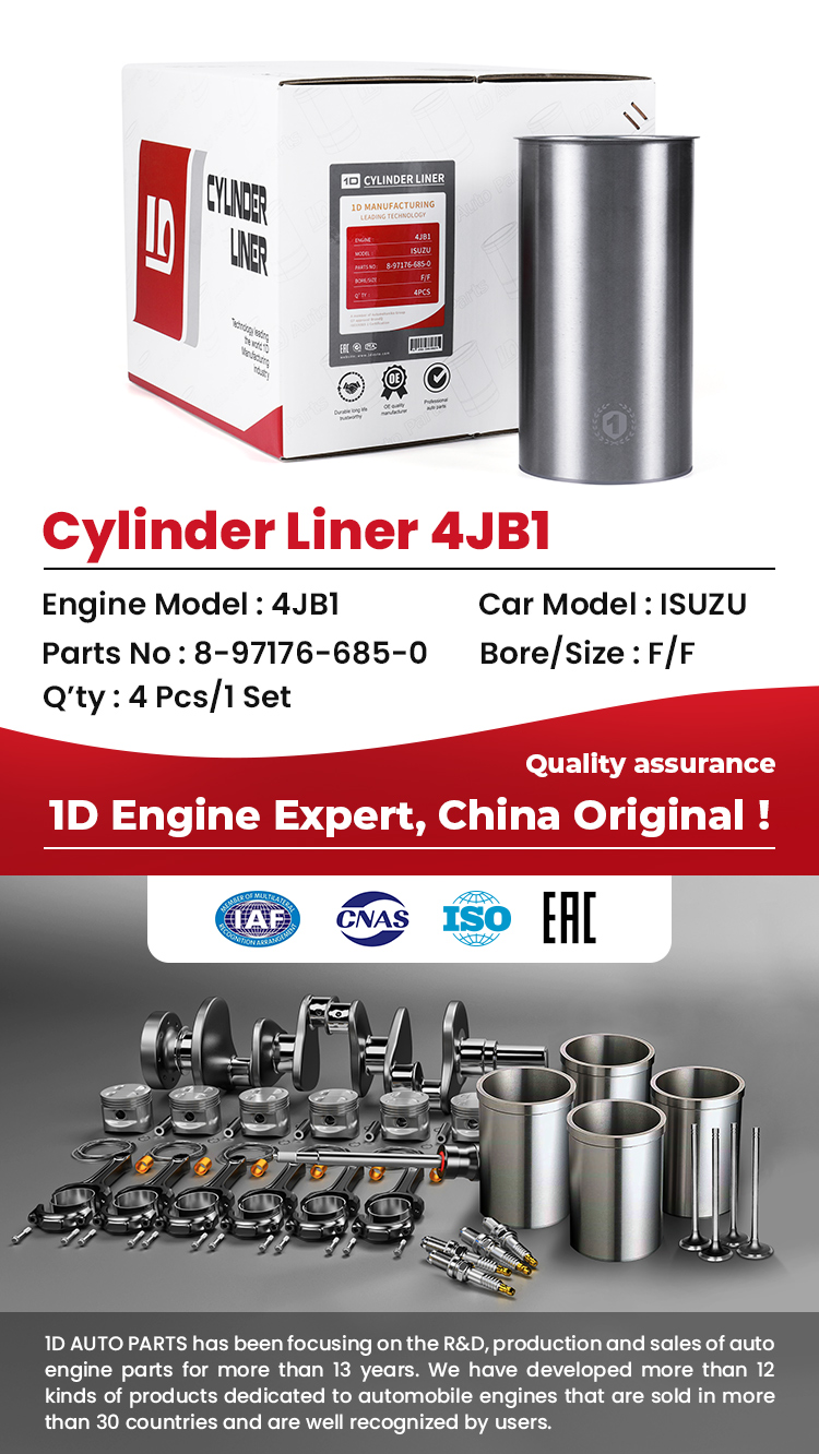 Diesel Cylinder Liner 8-97176-685-0