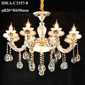 led chandelier home lighting crystal candelabra