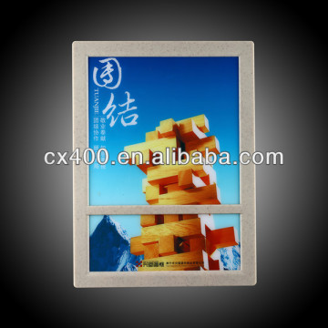 toilet advertising board abs plastic injection frame