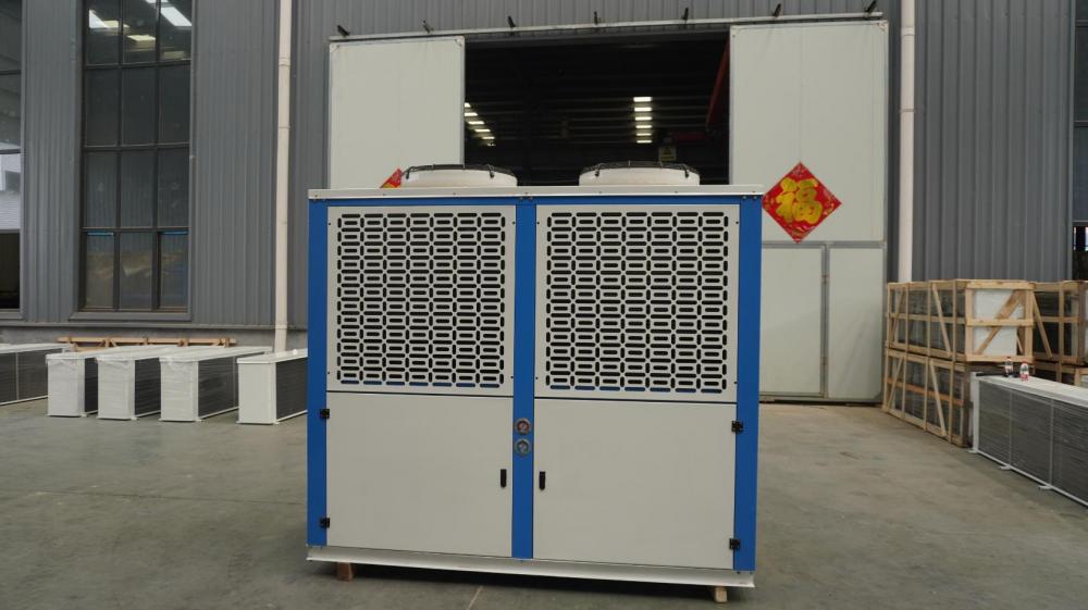 35KW Refrigeration Air Cooled Condenser with two Fans