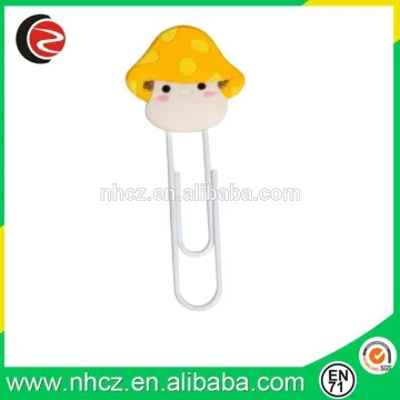 Mushroom Shaped Soft PVC Bookmark
