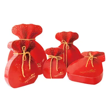 Coin Bag Chocolate Packing with Golden Rope