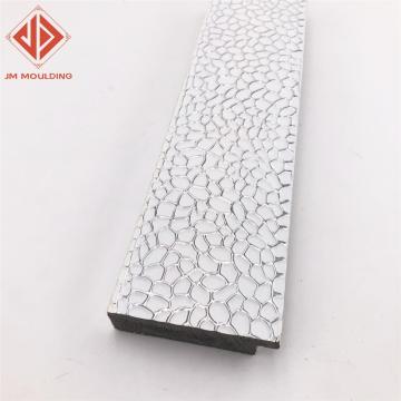 Flat embossed PS mirror frame moulding for picture