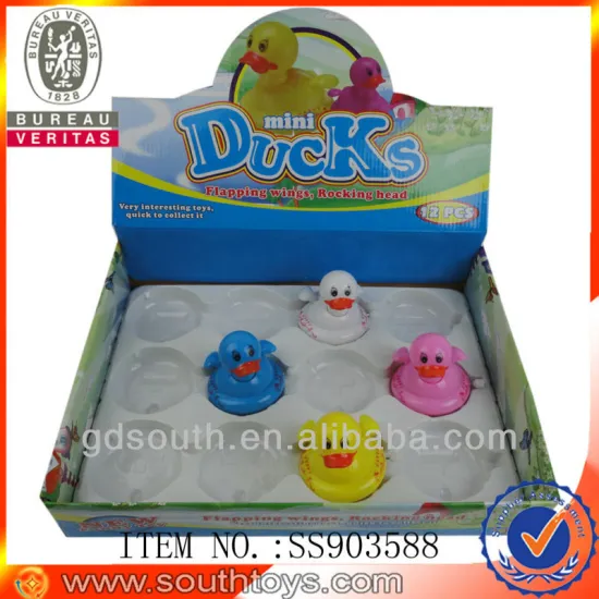 plastic wind up rocking animal duck