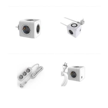 Xvertical Tower 8 Socket 4 USB Smart Charger Protector Strip