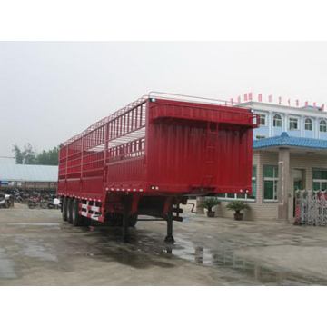 13m Tri-roda Box saham transportasi Semi Trailer