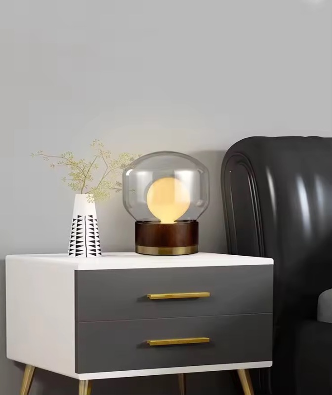 Luxury LED Glass Table Lamp