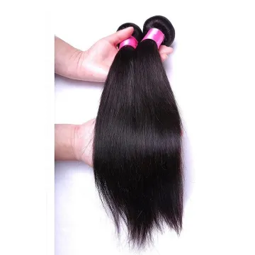 Factory direct 10A Grade Real Mink Brazilian Virgin Hair Unprocessed Virgin Brazilian Silky Straight Human Hair Bundles