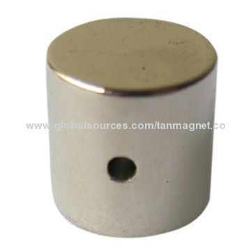 Magnets, Side with Hole for Assembly, Various Sizes Available